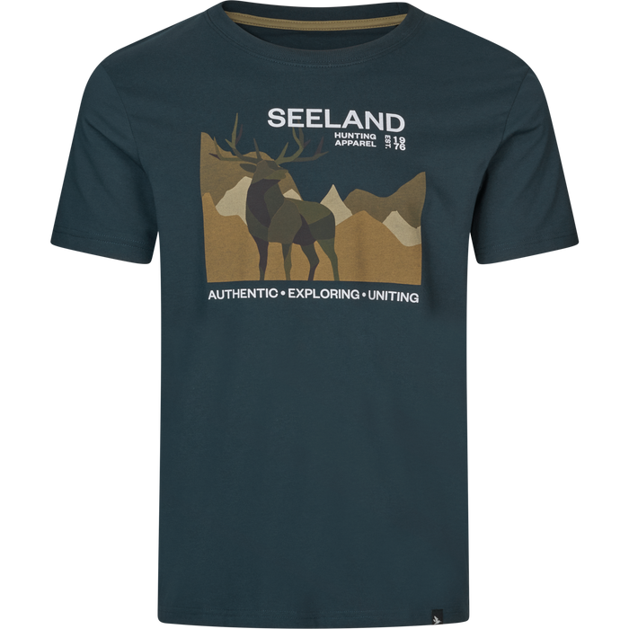 Fragment T-shirt Dark Blue - Seeland
