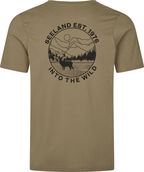 Hunting Landscape T-shirt - Covert Green