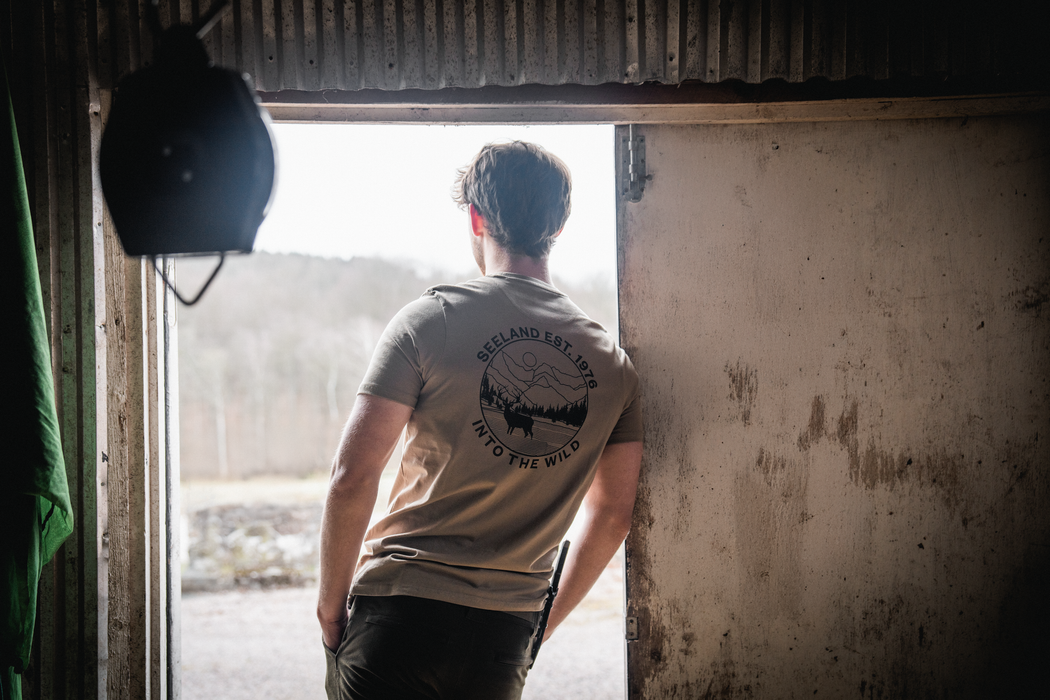 Hunting Landscape T-shirt - Covert Green