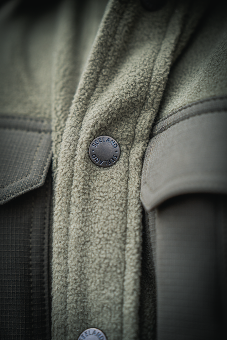 Gust Fleece Skjorte - Grape leaf