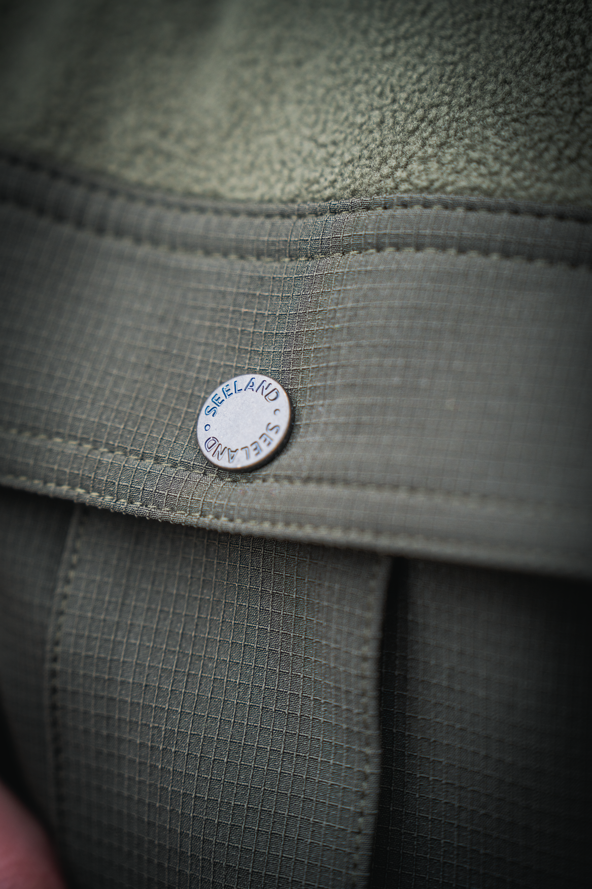 Gust Fleece Skjorte - Grape leaf