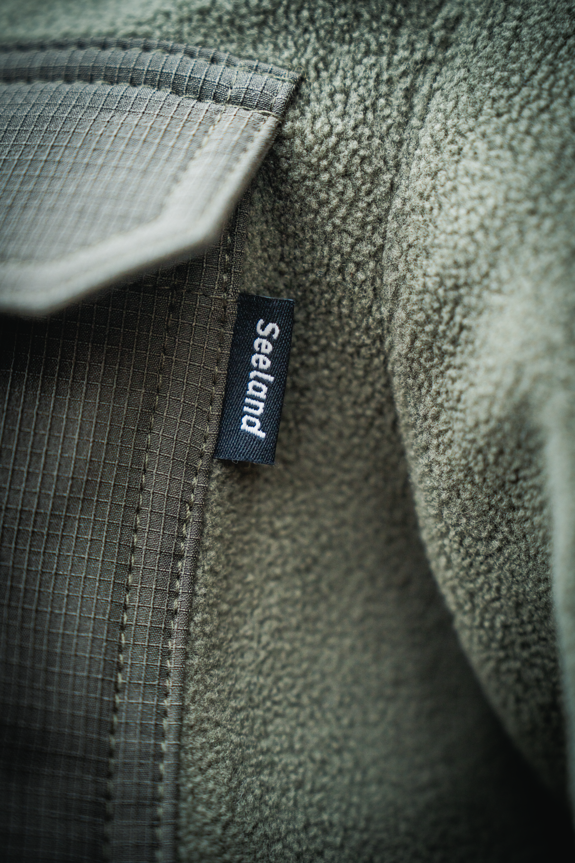 Gust Fleece Skjorte - Grape leaf