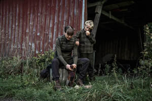 Peak Aia T-shirt - Military Olive Melange