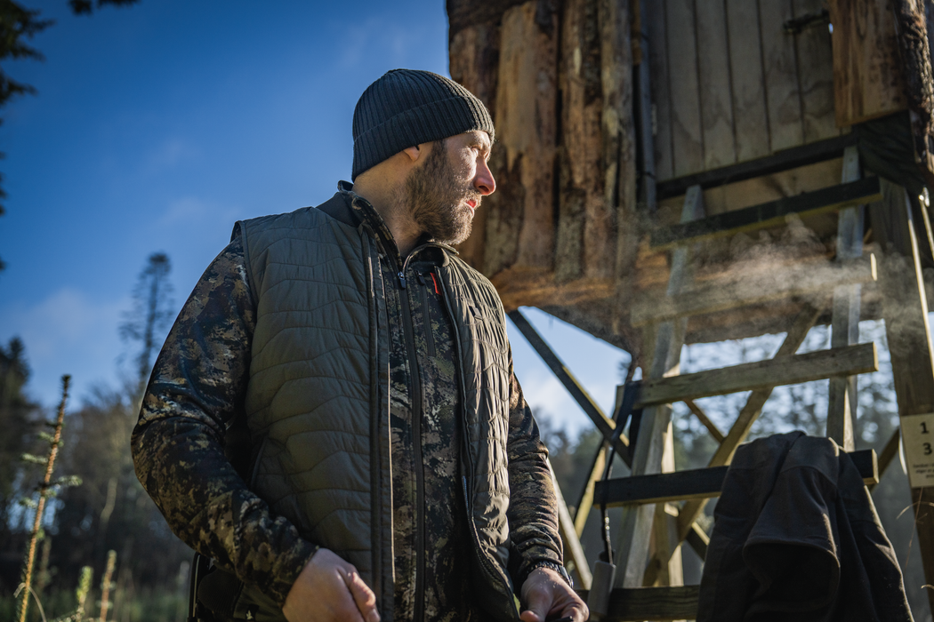 Celsius Heat Liner Vest - Grape leaf