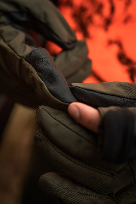 Trigger Fold-Back Handsker - Pine green