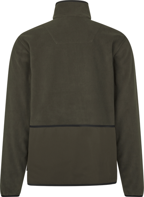 Rogue Solid Reversible Fleece - Grizzly Brown/Demitasse brown