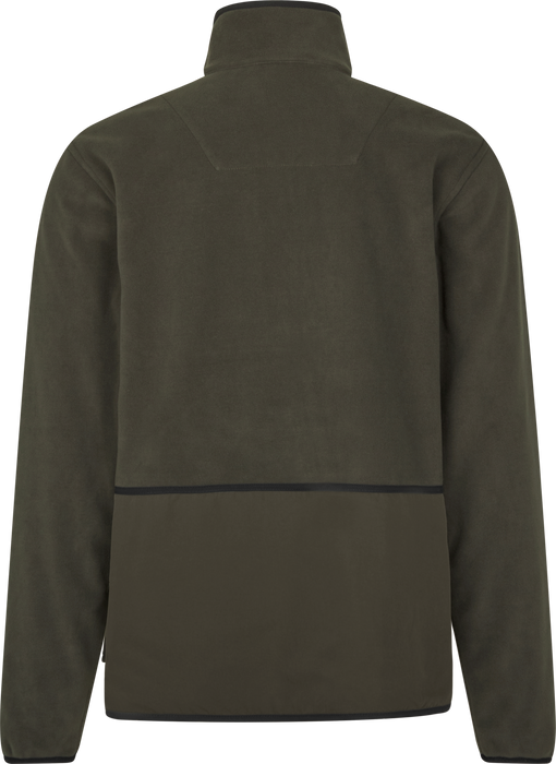 Rogue Solid Reversible Fleece - Grizzly Brown/Demitasse brown