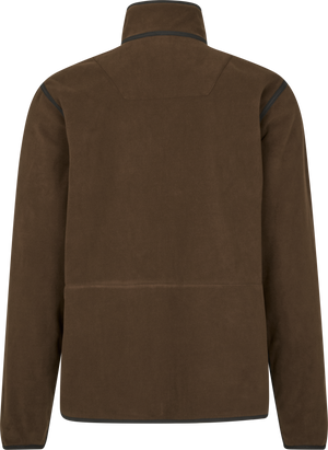Rogue Solid Reversible Fleece - Grizzly Brown/Demitasse brown