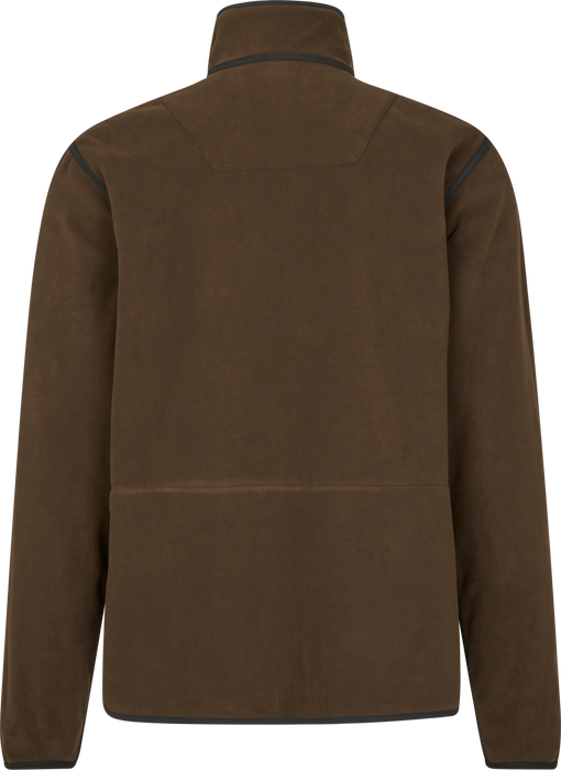 Rogue Solid Reversible Fleece - Grizzly Brown/Demitasse brown