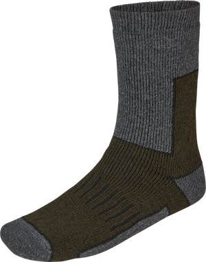 Field Thermo Sokker - 2Pack - Pine Green Melange/Grey Melange
