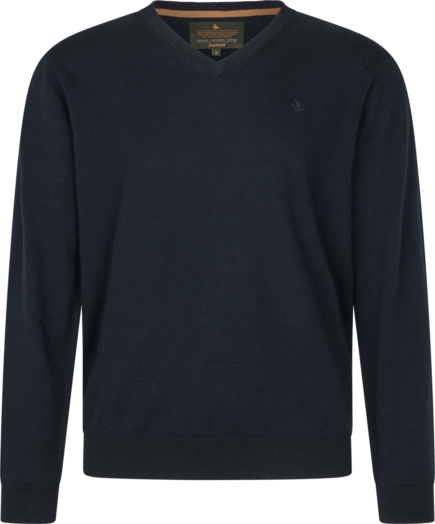 Pine V-Neck Pullover - Dark Sapphire