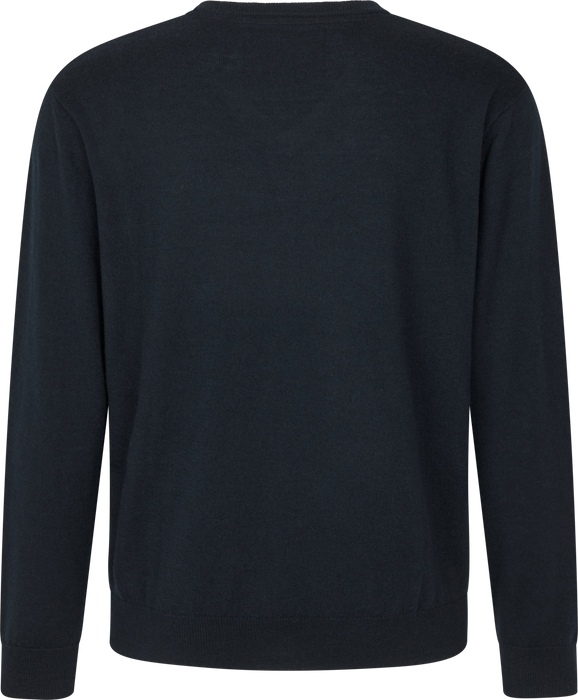 Pine V-Neck Pullover - Dark Sapphire