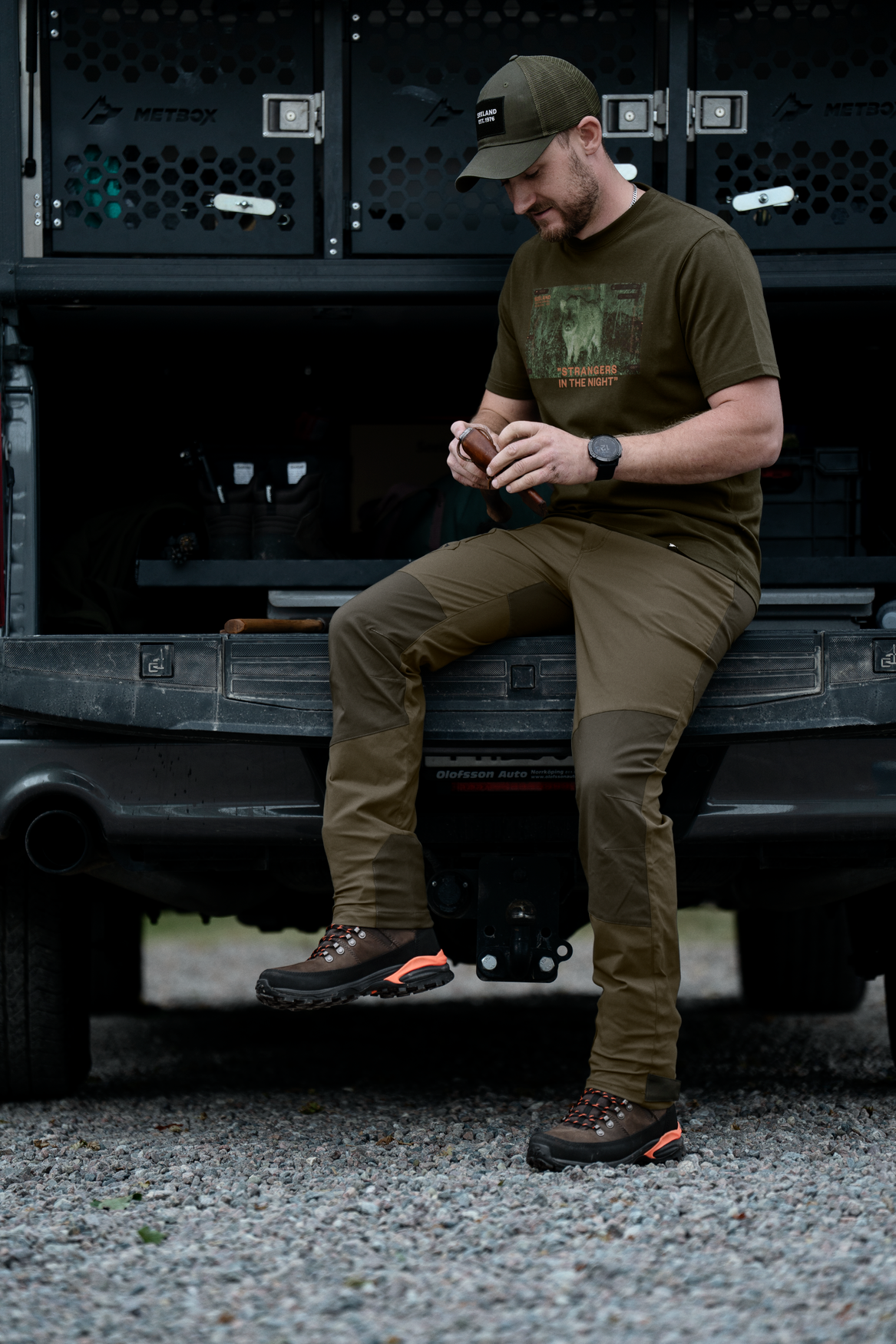 Ash Outdoor bukser - Light Pine/Pine Green - Seeland