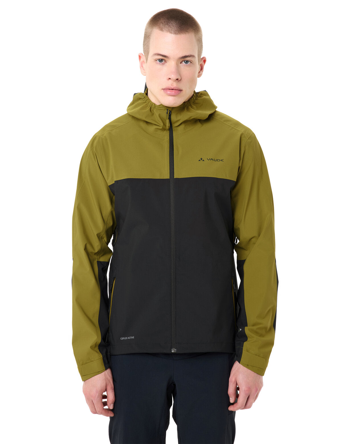 Herre Moab Rain Jacket DARK LEAF - Vaude