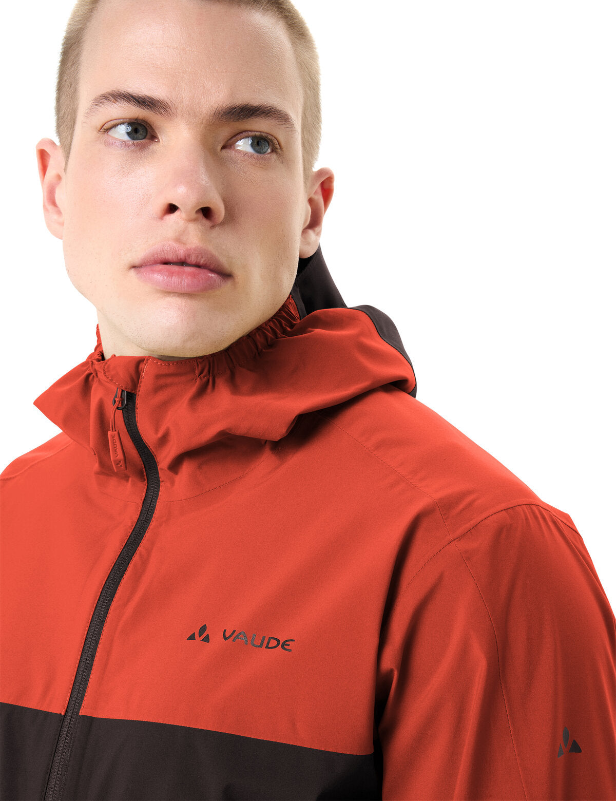 Herre Moab Rain Jacket glowing red/black - Vaude