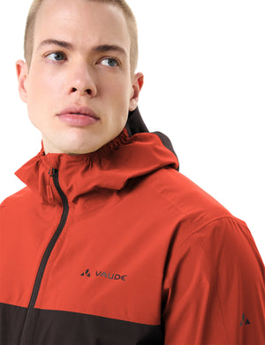 Herre Moab Rain Jacket glowing red/black - Vaude