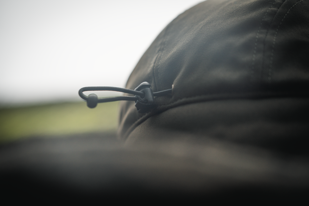 Teddy Fold Down Cap - Pine green