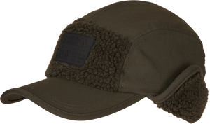 Teddy Fold Down Cap - Pine green