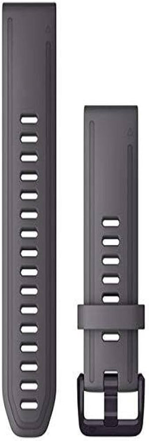 QuickFit® 20 urremme, Shale Grey silikone, Amethyst hardware 2