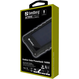 Sandberg solcelle Powerbank 16000mAh