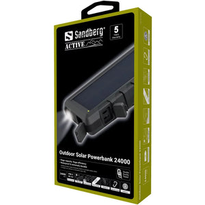 Sandberg solcelle Powerbank 24000mAh