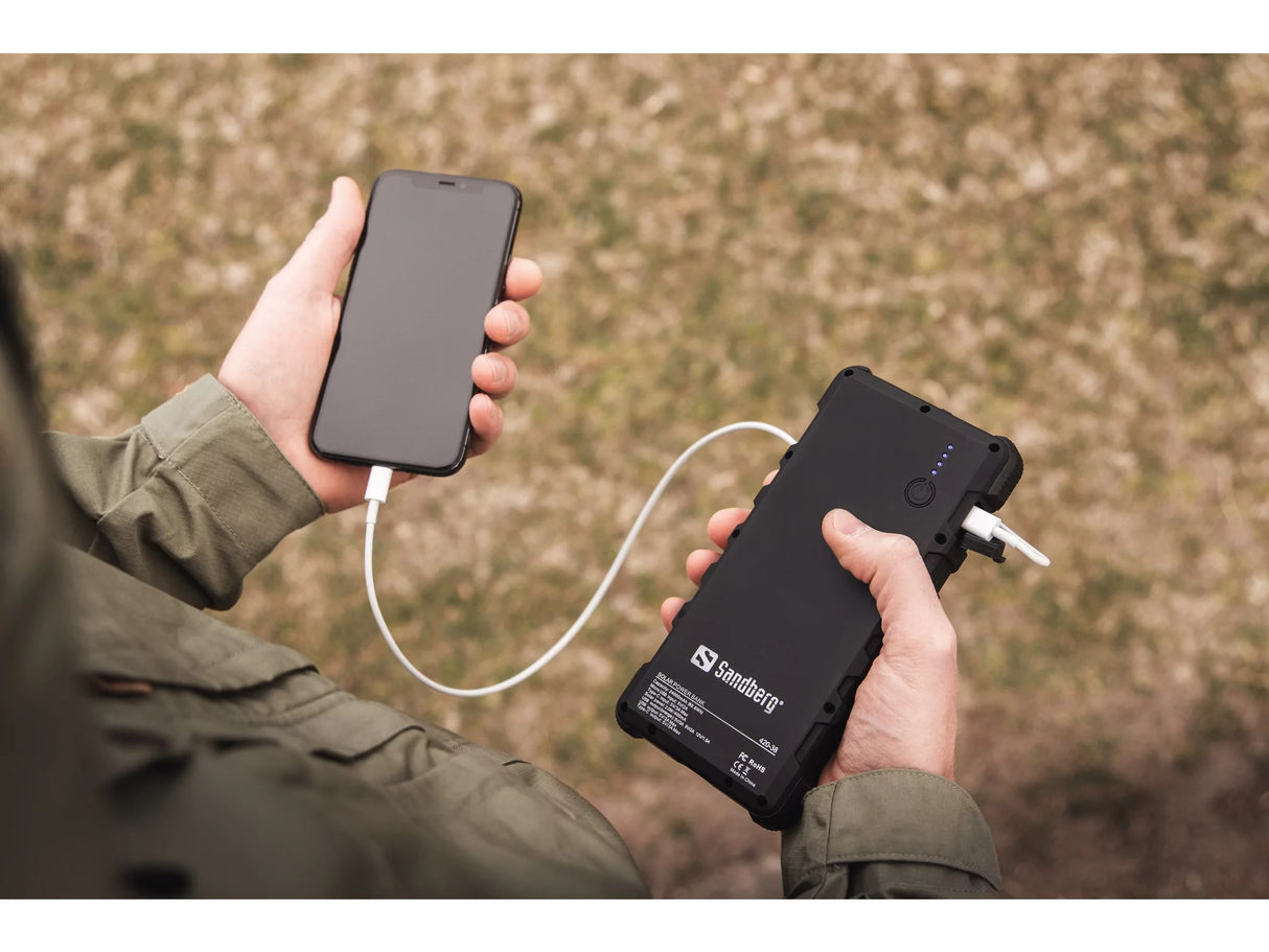 Sandberg solcelle Powerbank 24000mAh