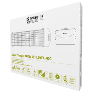 Solar Charger 100W QC3.0+PD+DC - Sandberg