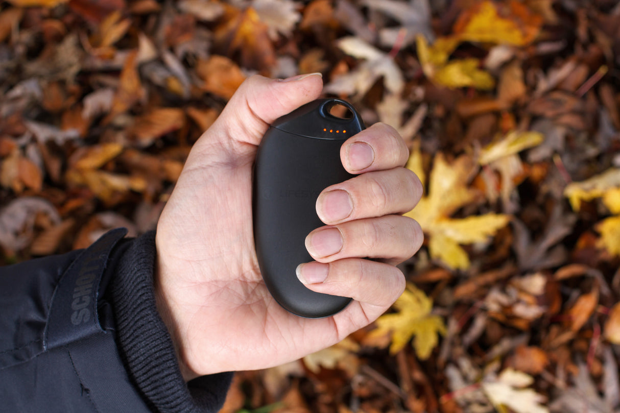 Genopladelig håndvarmer med USB - Lifesystems