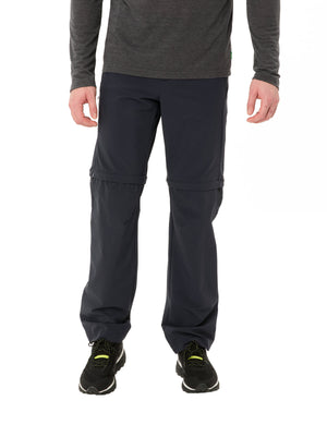 Herre Farley Stretch T-zip Pants III Black - Vaude