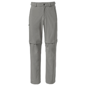 Herre Farley Stretch T-zip Pants III Stone Grey - Vaude