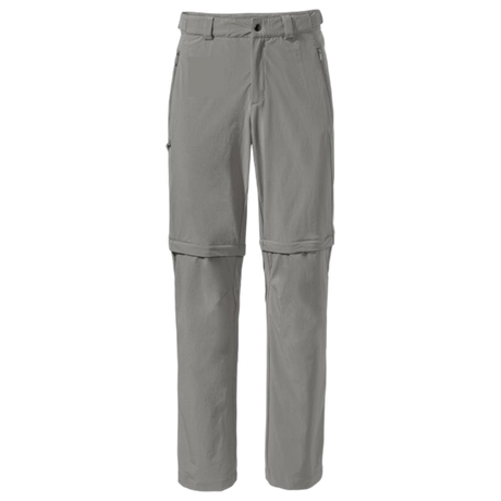 Herre Farley Stretch T-zip Pants III Stone Grey - Vaude