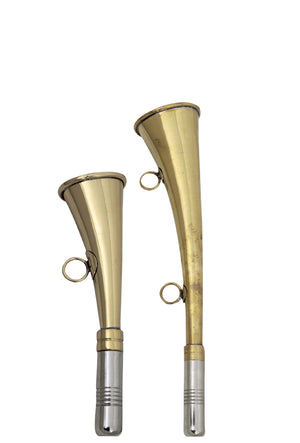 Signalhorn - 12 cm Messing horn til jagt