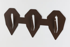 Torp Solution opsatsplade til 3 bukke Vandret - diamond / Corten