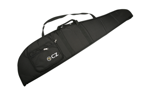 CZ Riffelfoderal sort 118x27cm med lomme 23x17cm og bærerem