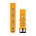 QuickFit® 22 remme, Graphite/Spark Orange silikone 1