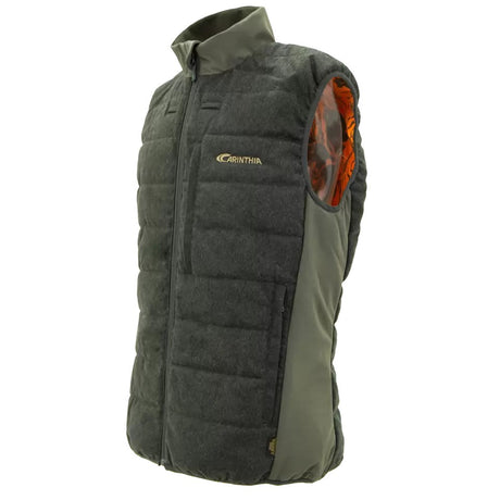 ULTRA LODEN REVERSIBLE VEST - Carinthia - Olive