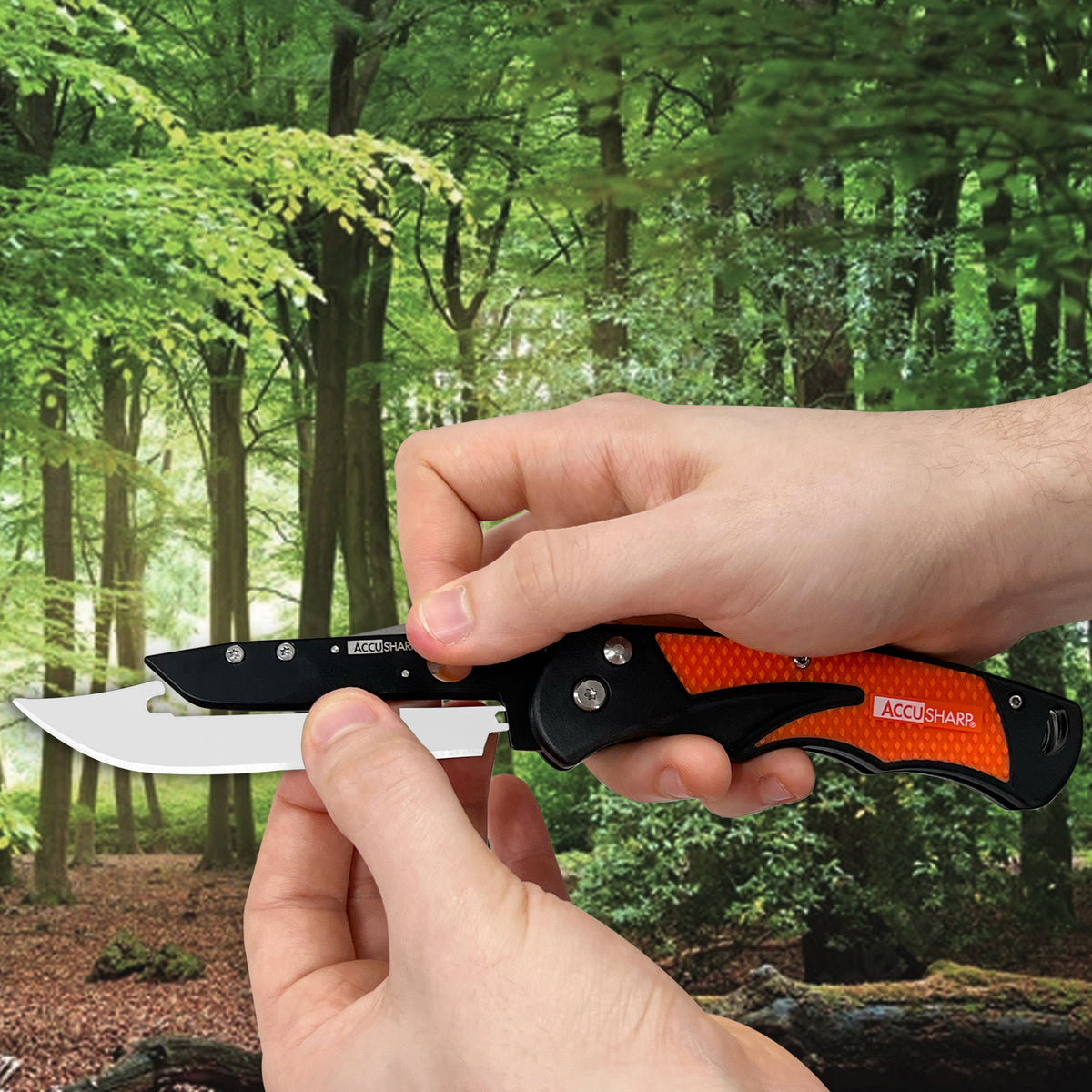 AccuSharp Razor Knife (orange)