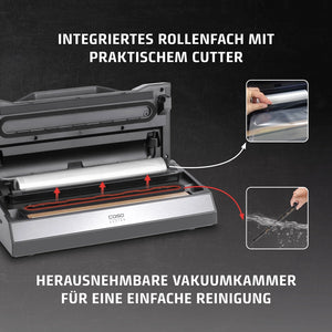 Caso Vakuumpakker - VRH690 0,9 bar 20L/min