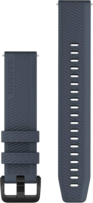 Quick Release remme (20 mm), Granite Blue, sort hardware 3