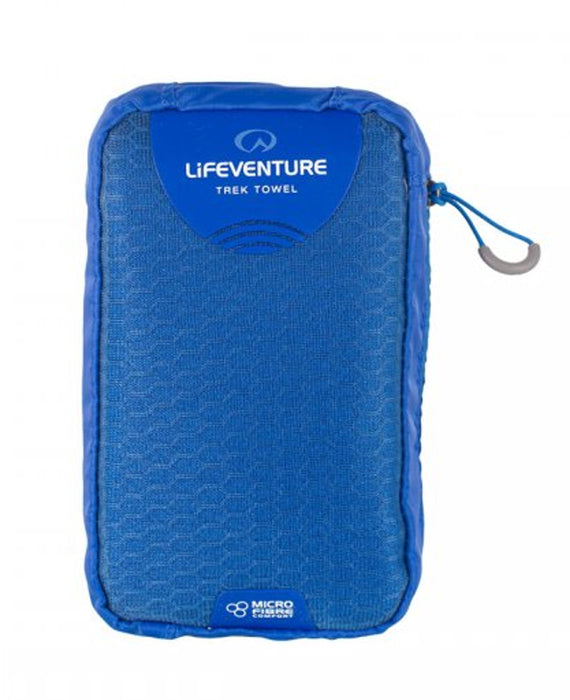 MicroFibre Trek Towel, Blue, Large - Life Venture