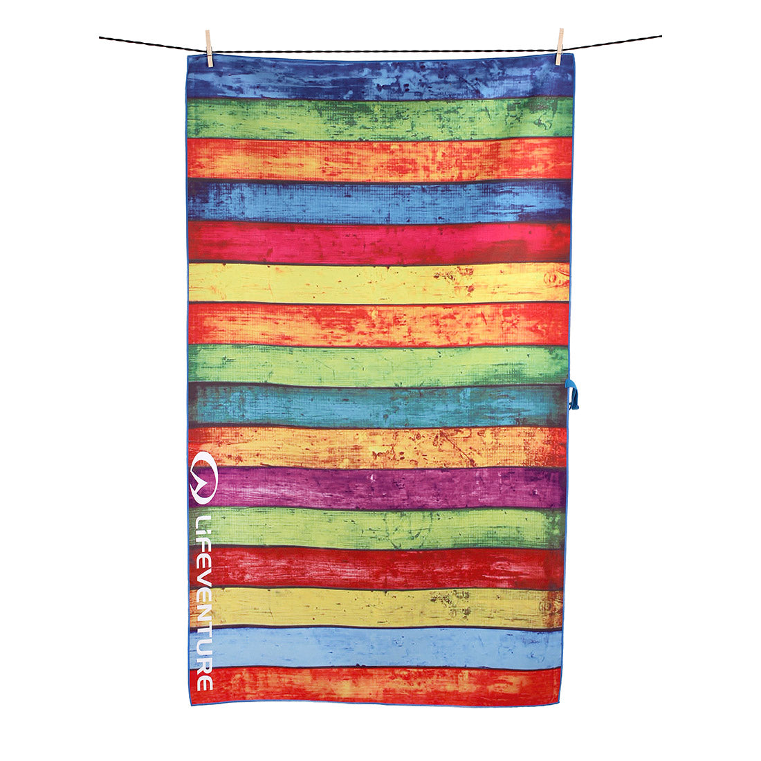 Recycled SoftFibre Trek Towel, Striped P - Life Venture