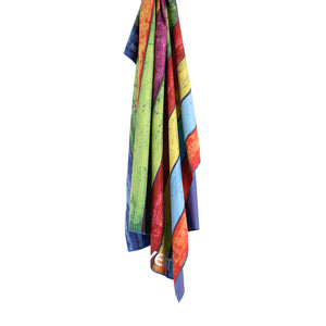 Recycled SoftFibre Trek Towel, Striped P - Life Venture