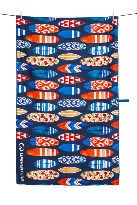 Recycled SoftFibre Trek Towel, Surfboard - Life Venture
