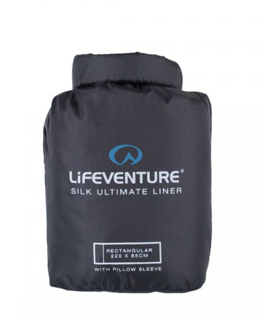 Silk Ultimate Sleeping Bag Liner, Rectan - Life Venture