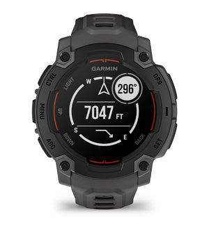 Instinct® E – 45 mm, Sort med Charcoal rem