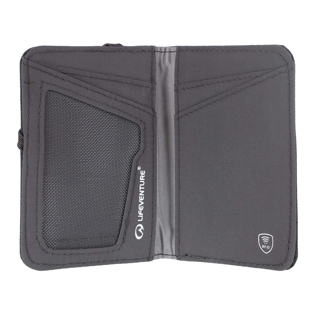 RFID Card Wallet, Recycled, Grey - Life Venture