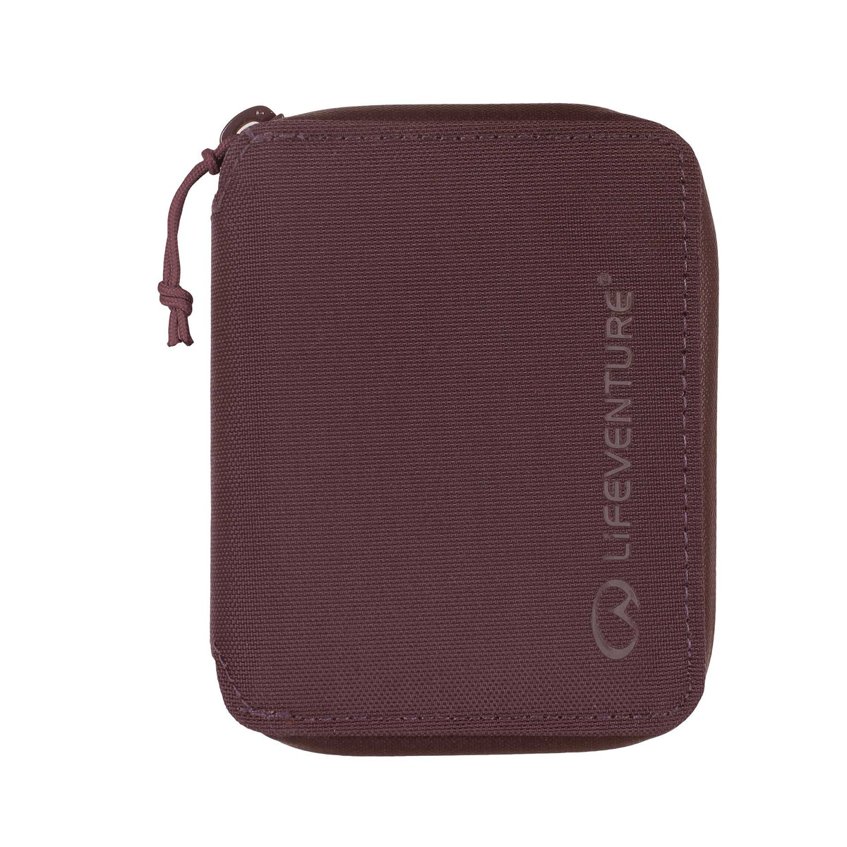 RFID Bi Fold Wallet, Recycled, Plum - Life Venture
