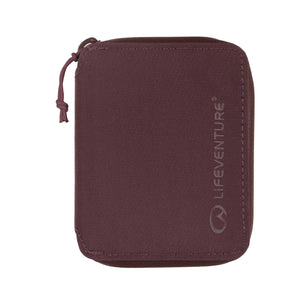 RFID Bi Fold Wallet, Recycled, Plum - Life Venture