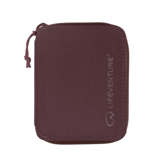 RFID Bi Fold Wallet, Recycled, Plum - Life Venture