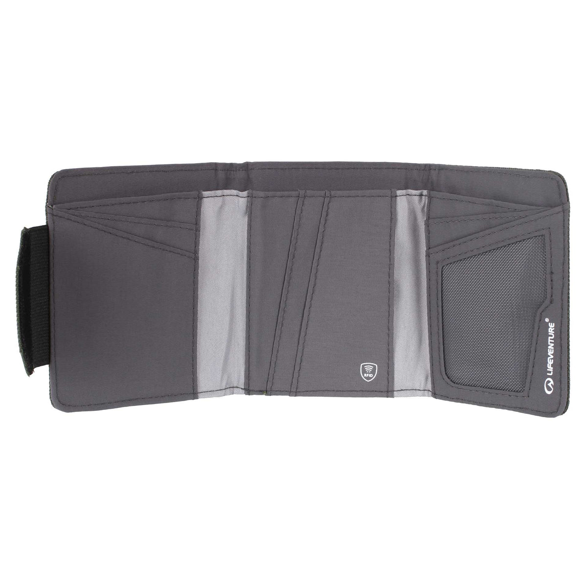 RFID Wallet, Recycled, Grey - Life Venture